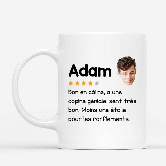 3655MFR1 avis sur mon petit copain ma petite copaine version humoristique mug couple personnalise