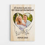 3692CFR1 le bonheur le plus doux est celui quon partage toile personnalisable couple