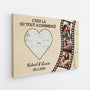 3696CFR2 la ou tout a commence version carte et photos tableau pour couple personnalise