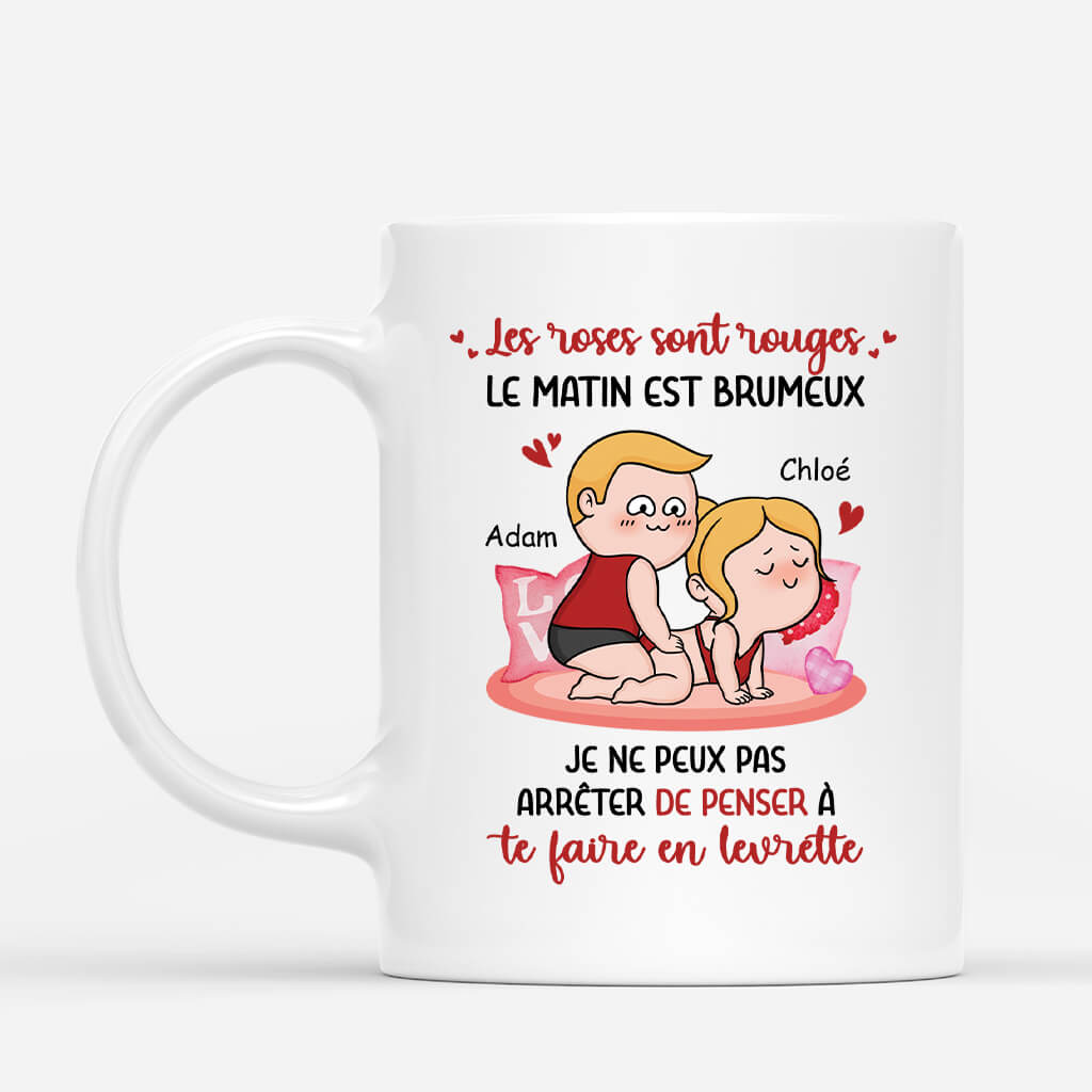 Je Ne Peux Pas Arrêter De Penser À Toi Version Humoristique - Cadeau Personnalisé | Mug Pour Couple