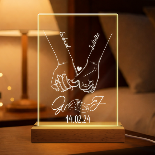 3705LFR1 veilleuse personnalisee couple cadeau anniversaire ensemble 3705lsf0g