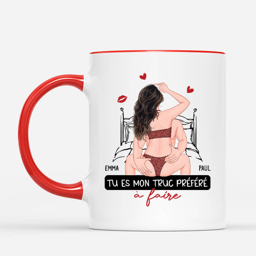 3733MFR2 tu es mon truc prefere a faire version romantique mug original pour couple