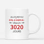 3743MFR3 aujourdhui on saime depuis version cartoon tasse couple personnalisee