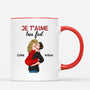 3752MFR3 jai un message important pour toi version romantique mug pour couple personnalisable
