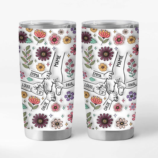 3764TFR1 effet dimpression 3d mug isotherme 590ml personnalise maman fleurs de famille 3764T6T5A