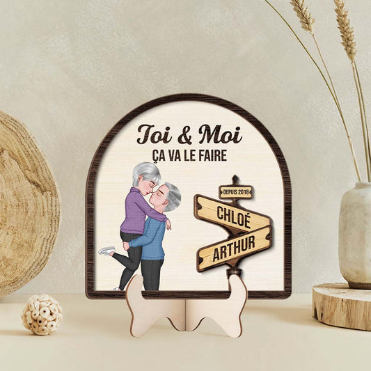 3768QFR2 plaque en bois personnalisee couple toi et moi ca va le faire 3768q5i5g