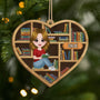 3794OFR1 ornement en bois a 2 couches personnalise lamour des livres 3794okl0a