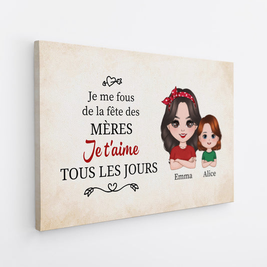 3799CFR2 toile personnalisee mamie je me fous de la fete des grands meres 3799C_7e11b11f 0e55 48d5 8118 aa395d1237ce