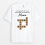 3813AFR1 ces enfants ont vole mon coeur ils mappellent mamie version mots croises  tee shirt personnalise mamie 3813ATE5A