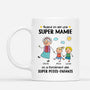 3820MFR1 mug personnalise grand mere  quand on est une super mamie 3820M6E8A