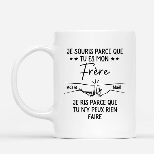 3825MFR1 tu es mon frere  mug personnalise frere 3825M6M3E