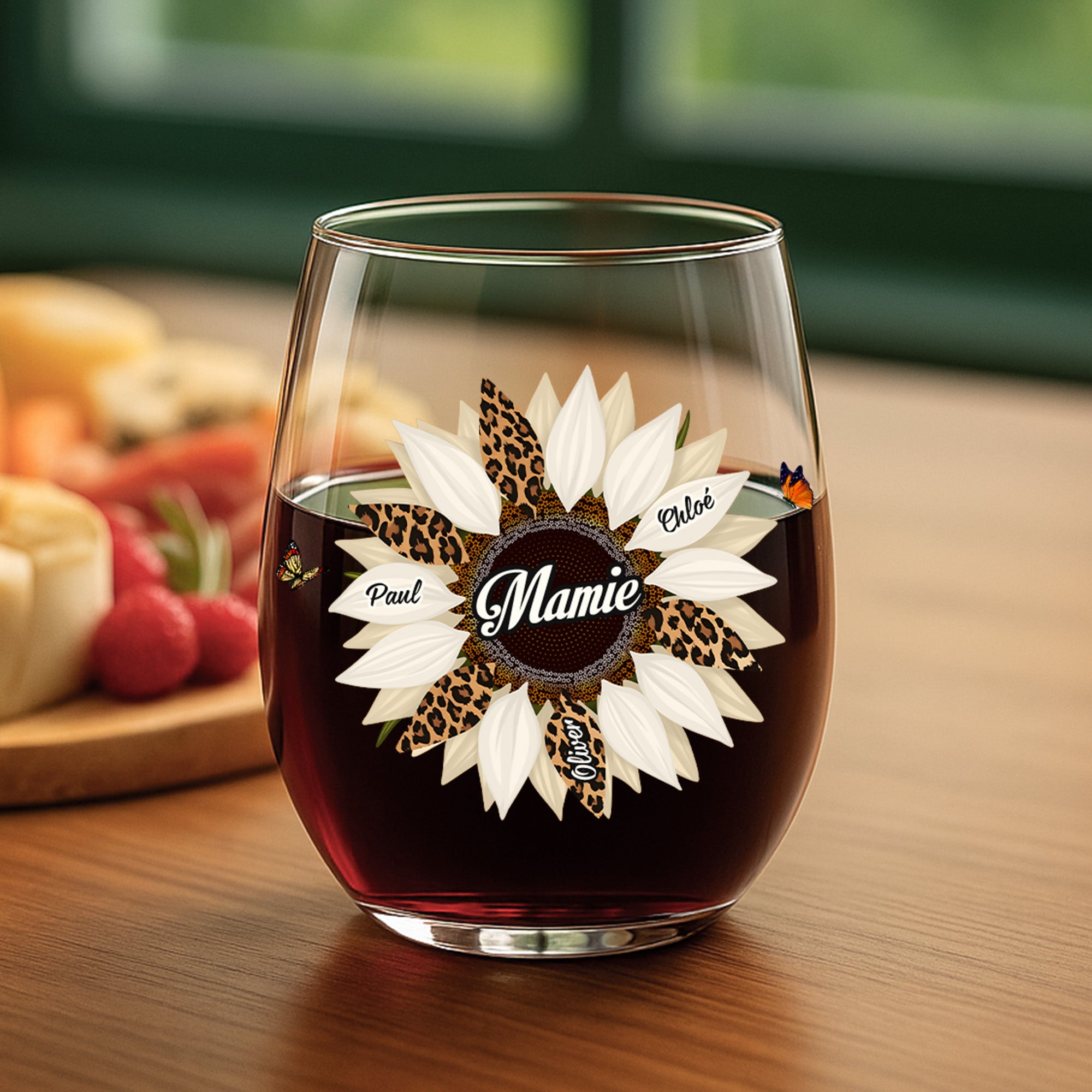 3827IFR2 verre a vin sans pied personnalise tournesol_ pour maman mamie 3827ikl5a