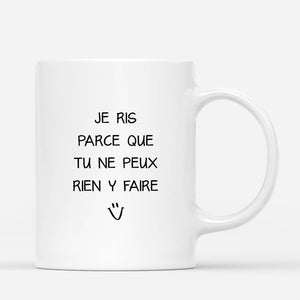 3830MFR3 mug personnalise frere  je souris parce que tu es mon frere 3830M5H8E