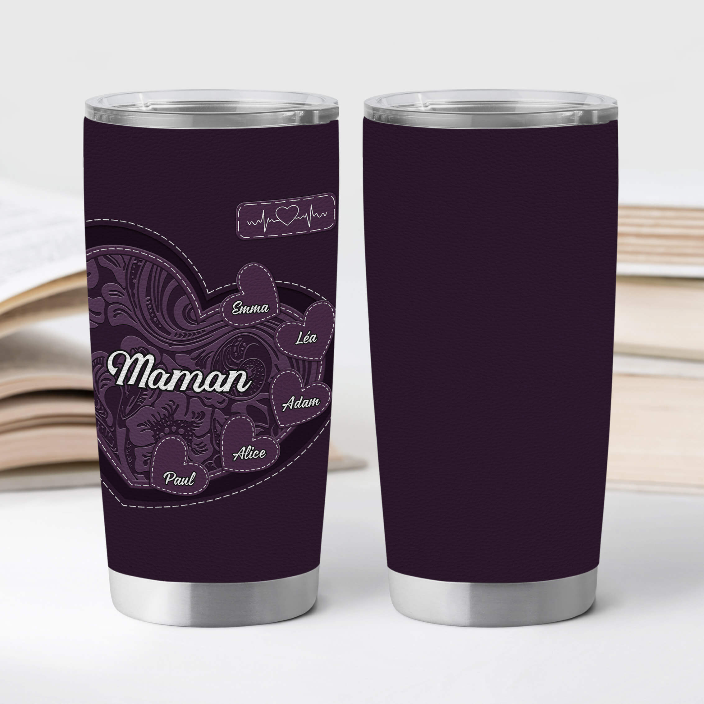 3841TFR2 gobelet personnalise 591 ml mamie coeur violet mug thermos 3841T5E3A_96e52710 e7af 4135 be8c d70fbceabe2a