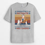 3845AFR1 tee shirt personnalise chien je travaille pour avec visage 3845AT40C