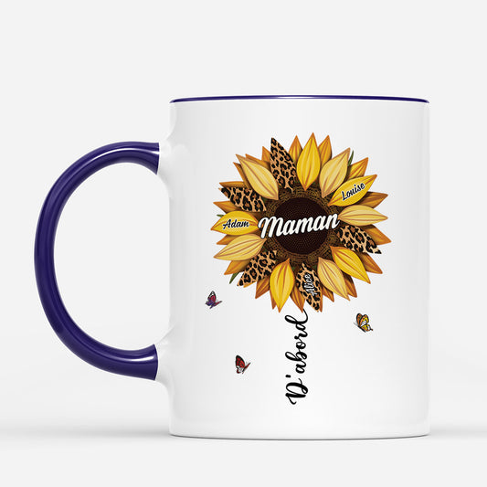 3855MFR1 mug pour mamie personnalise maintenant mamie tournesol 3855m6y7a