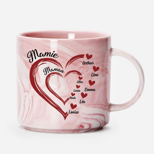 3870MFR1 tasse effet marbre maman mamie coeur rouge_ 3870m9n5a