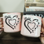 3870MFR2 tasse effet marbre maman mamie coeur rouge_ 3870m9n5a