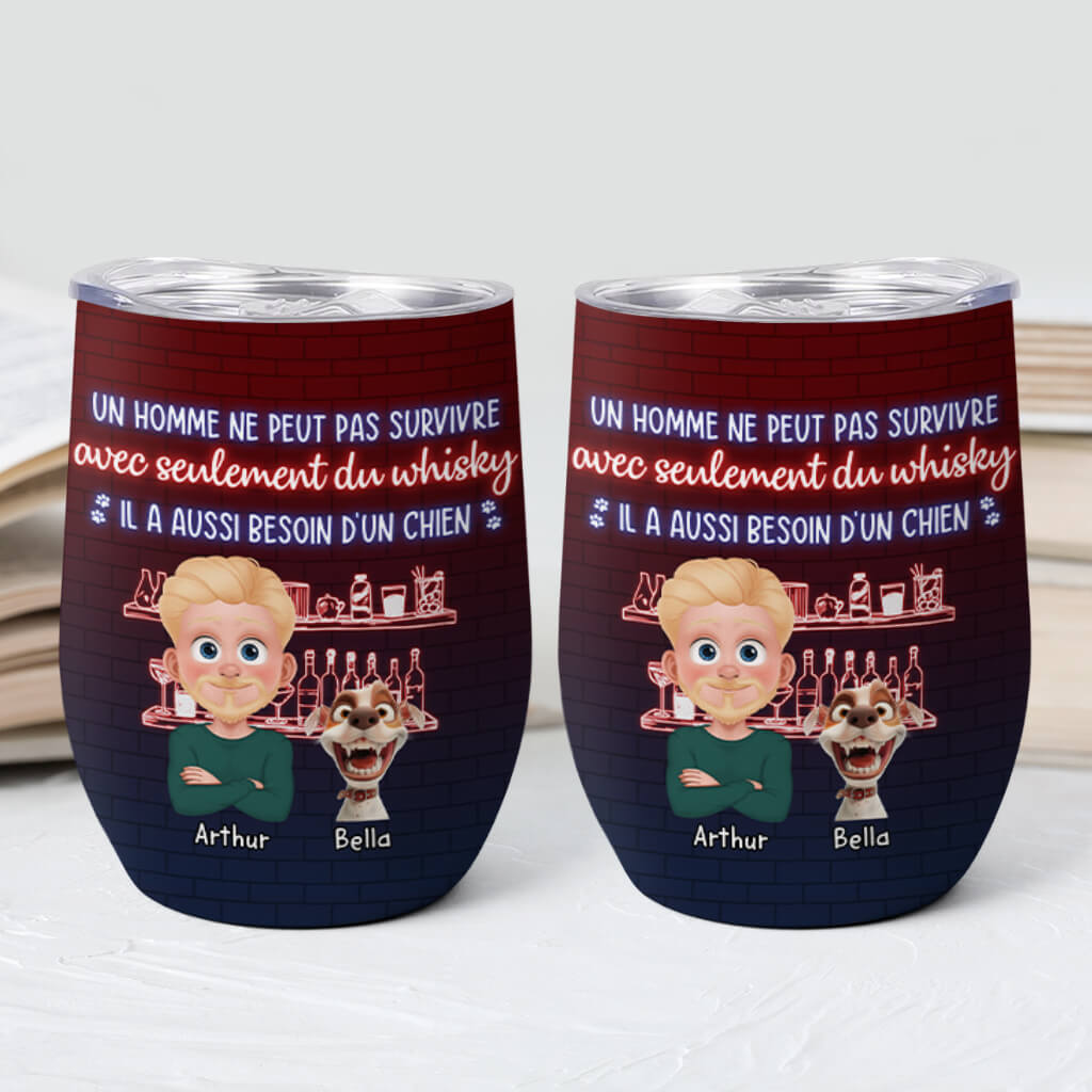 3874TFR2 mug isotherme 355ml personnalise amoureuse de son chien_ 3874T_2b0f9486 955b 45a6 89eb 5ac123e73009