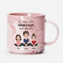 3889MFR1 tasse effet marbre dessin maman et enfant 3889M6M0A