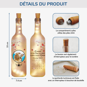 3904LFR2 bouteille lumineuse personnalisee cest le moment ou cadeau commemoratif chien 3904L_c415e2cc 19b4 4a8c a688 67f92264a934
