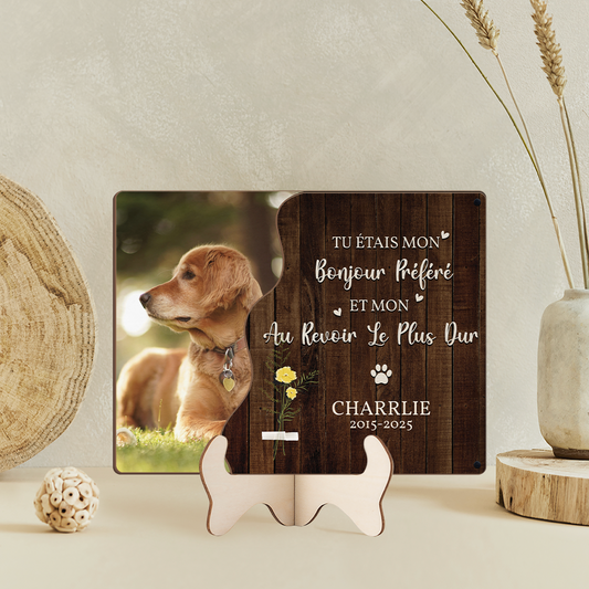 3909QFR2 plaque en bois personnalisee souvenir chien decede 3909q9l5c_a5be8102 0112 416c aff5 f4bd8130ca21