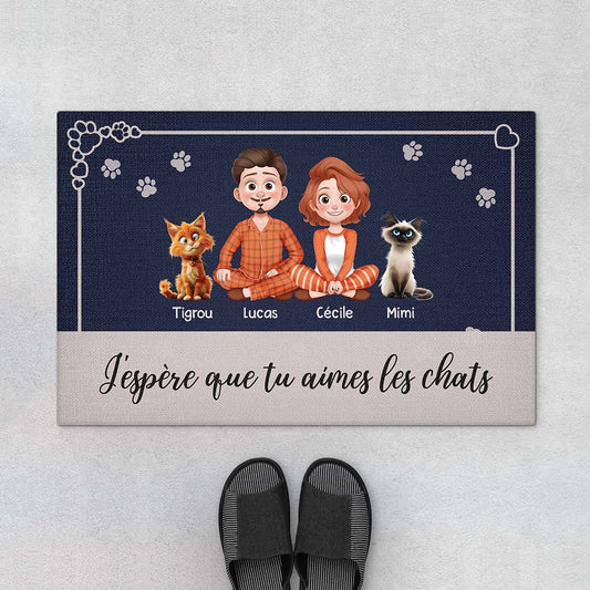 3914DFR1 paillasson personnalise dessin anime 3d jespere que tu aimes les chats 3914DTM0D_ab22147a d19d 4ed5 aa20 4c9cecd73a77