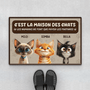 3940DFR1 paillasson chat personnalise maison des chats 3940D9N5D