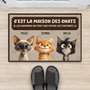 3940DFR2 paillasson chat personnalise maison des chats 3940D9N5D