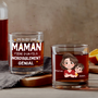 3944IFR1 verre a whisky personnalise maman fiere 3944i
