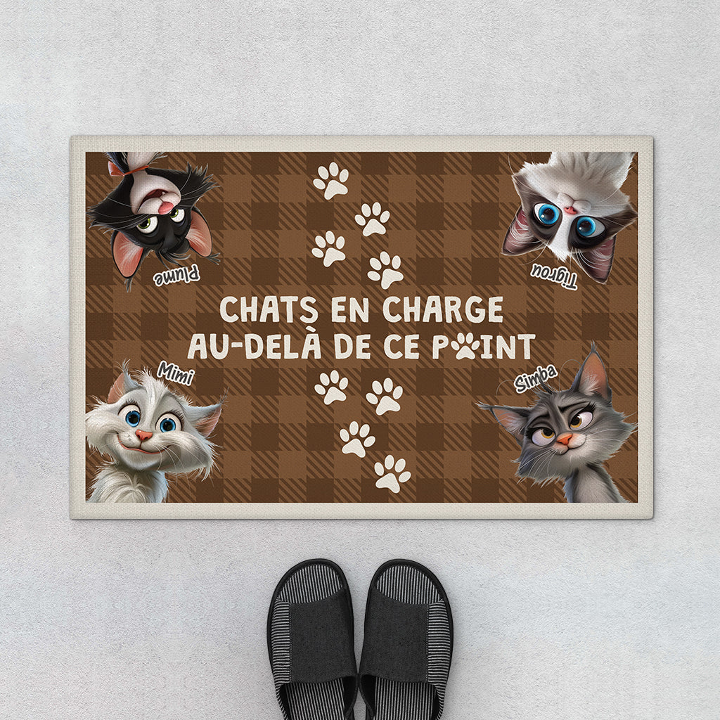 3947DFR1 paillasson chat personnalise chat en charge 3947dki5d