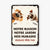 N'Essaie Même Pas Version Chien - Cadeau Personnalisé | Plaque En Métal