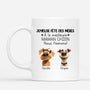 3969MFR1 mug personnalise meilleure maman chien joyeuse fete des meres 3969m8t5c