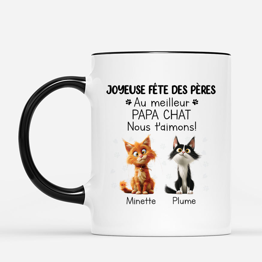 3969MFR2 mug personnalise meilleure maman chat joyeuse fete des meres 3969m8t5d