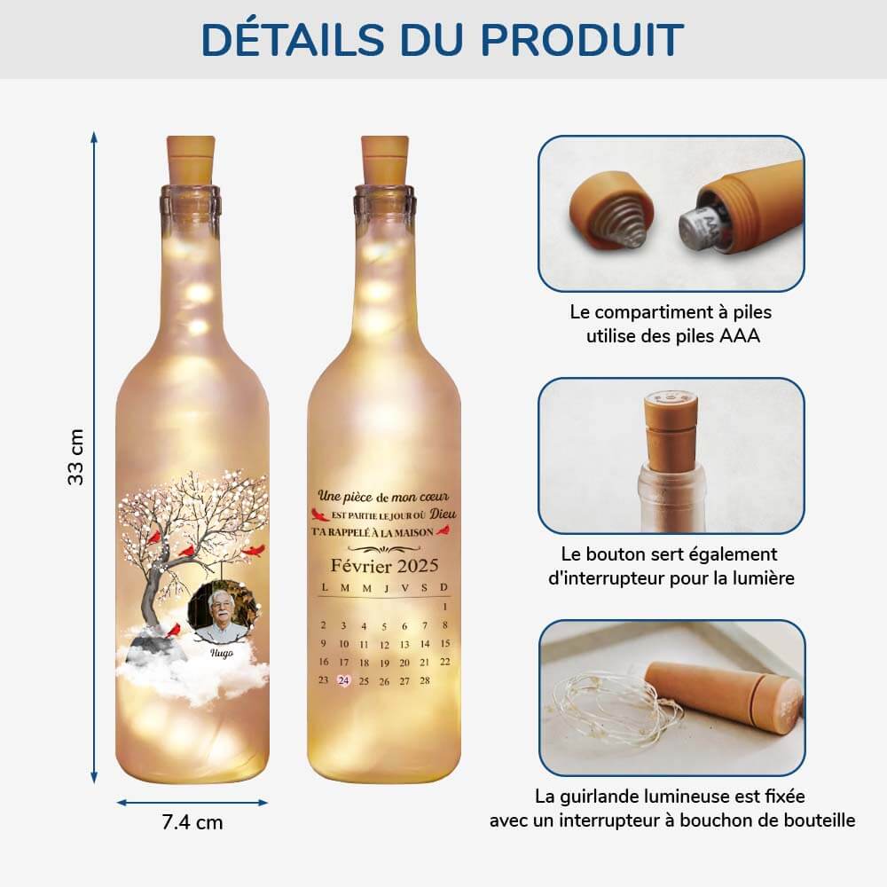 3971LFR2 bouteille lumineuse personnalisee une piece de mon coeur avec photo 3971L3M5B