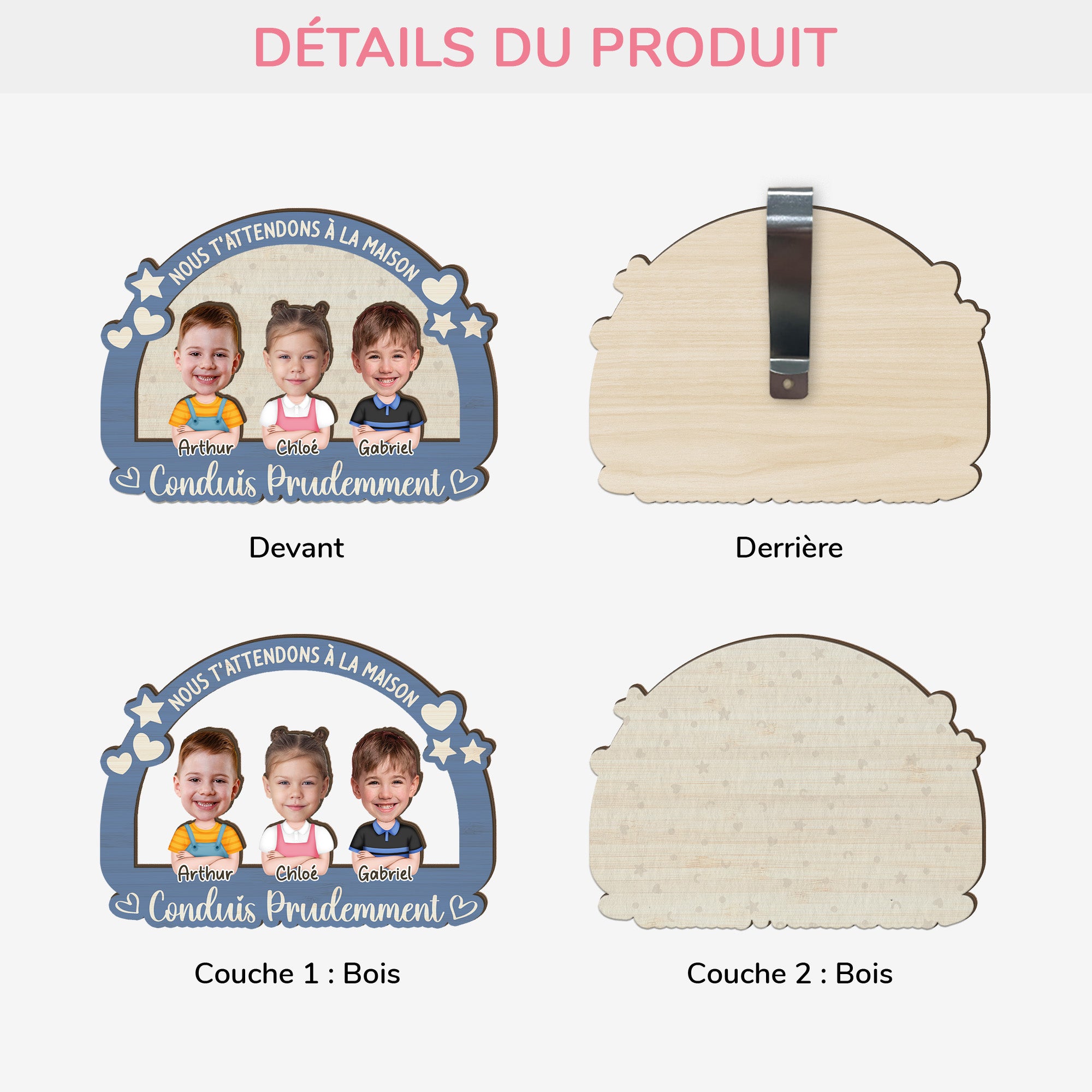 3973GFR3 clip pare soleil de voiture personnalise conduis prudemment 3973g3l0b_d962aca1 3a09 4593 8a56 fd7eb63da3f1