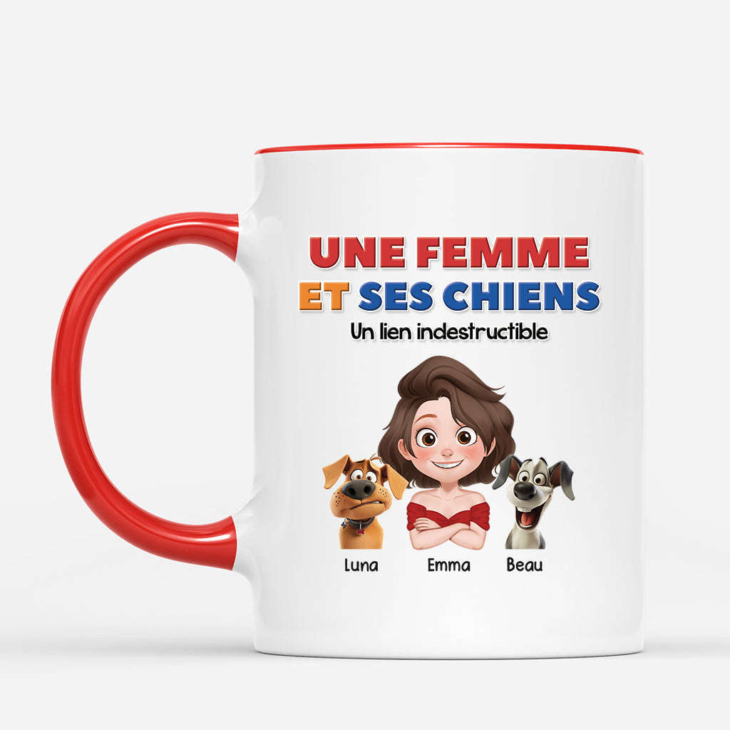 3976MFR2 mug personnalise animaux homme et chats 3976m9h0c