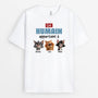 3989AFR1 tee shirt personnalise chat cet humain appartient a design cartoon  3989A