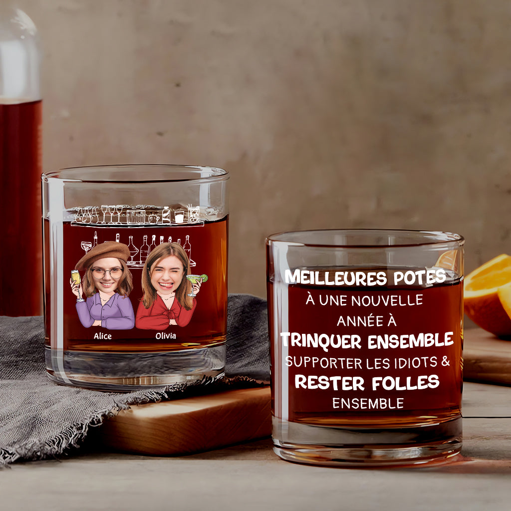 Meilleures Potes - Cadeau Personnalisé | Verre À Whisky Pour Meilleure Amie