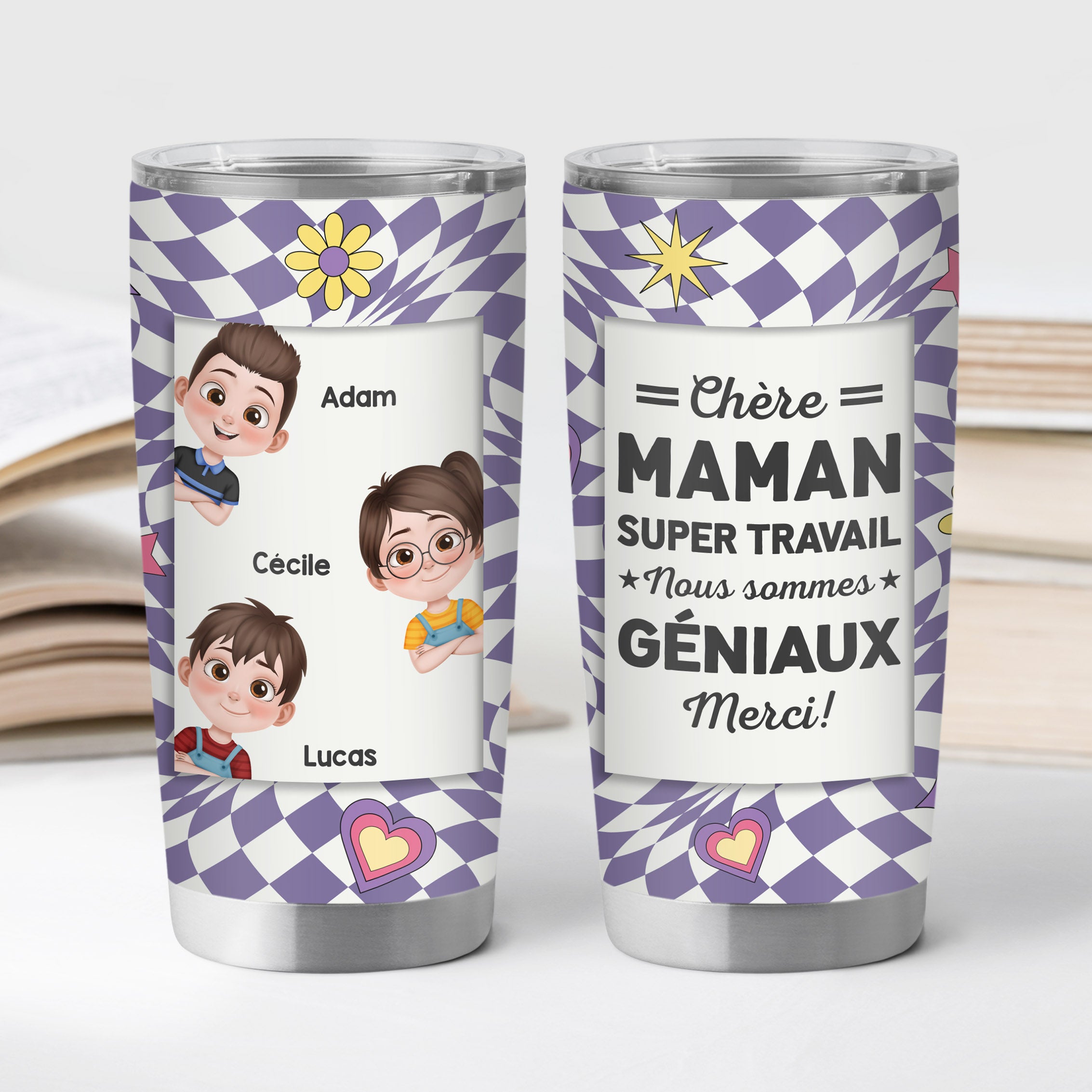 4005TFR2 mug isotherme 590ml personnalise chere maman 4005t