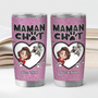 4012TFR2 mug isotherme 590ml personnalise maman chien coeur paillette 4012TKN0C