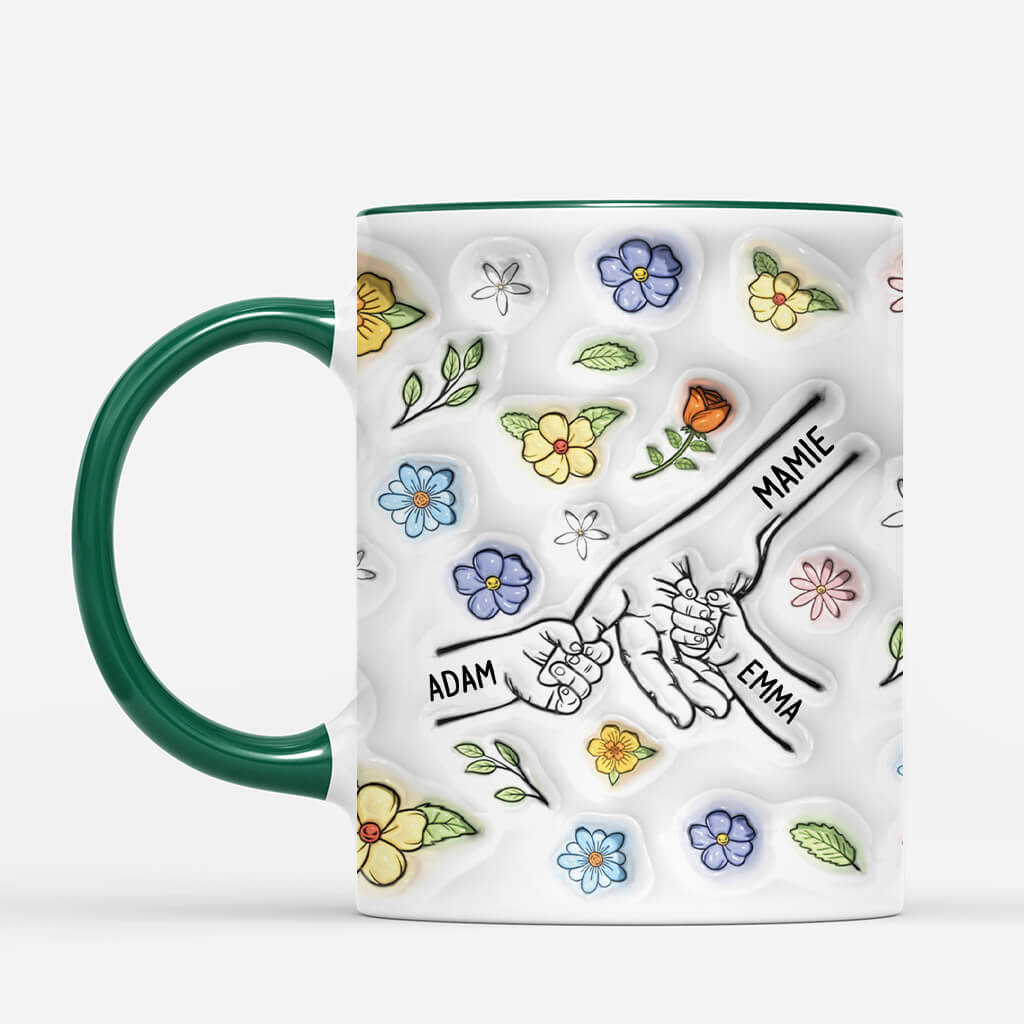 4014MFR2 effet dimpression 3d mug personnalise maman fleurs delicates 4014M5Q5A