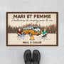 4029DFR1 plaque en metal personnalisee pour couple partenaires de camping 4029dti8g