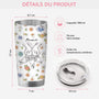 4033TFR3 effet dimpression 3d mug isotherme 590ml personnalise maman fleurs violettes 4033T5I5A