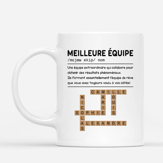 4037MFR1 mug personnalise collegue meilleure equipe mots croises 4037MKH5O