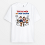 4038AFR1 t shirt personnalise chat toi  moi design cartoon 4038akh0d