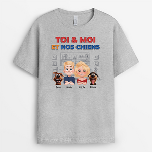 4038AFR2 t shirt personnalise chien toi  moi design cartoon 4038akh0c_d838b940 6838 40c2 a9c1 adde2205f811