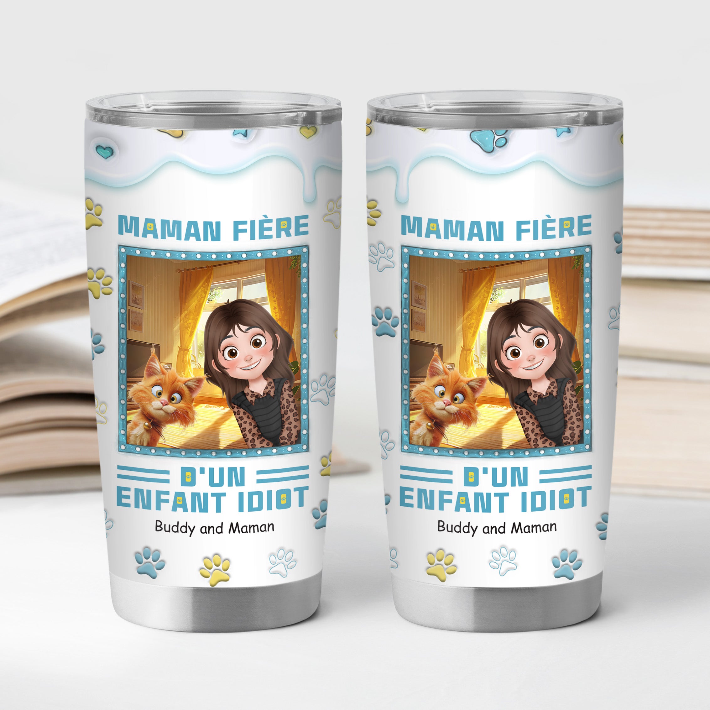 4039TFR2 mug isotherme 590ml personnalise maman chat fiere design cartoon 4039tkl0d_eb4e2ba5 d362 4c19 ae0e 856e4ed0401e