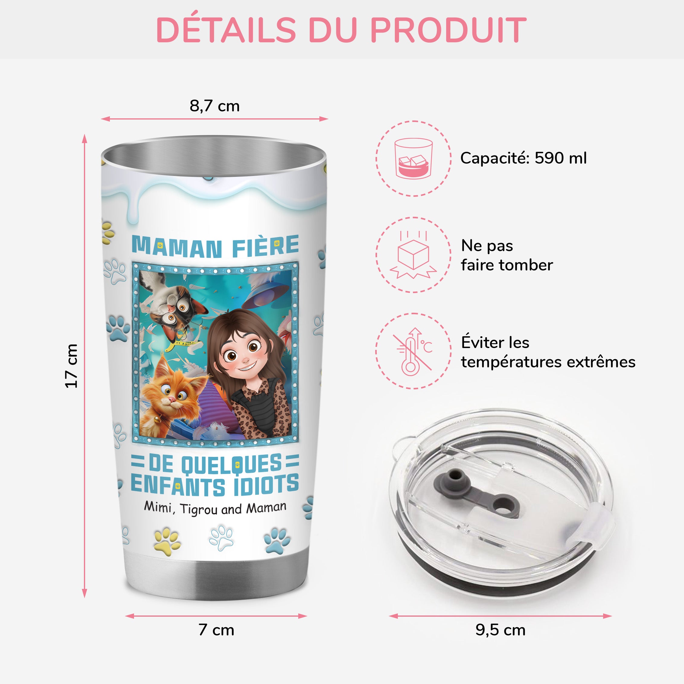 4039TFR3 mug isotherme 590ml personnalise maman chat fiere design cartoon 4039tkl0d_9b6fa73f c6a3 4fc5 b6a4 f3b221f518ba