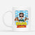 Papa Chien Design Cartoon Coloré - Cadeau Personnalisé | Mug Pour Amoureux Des Animaux
